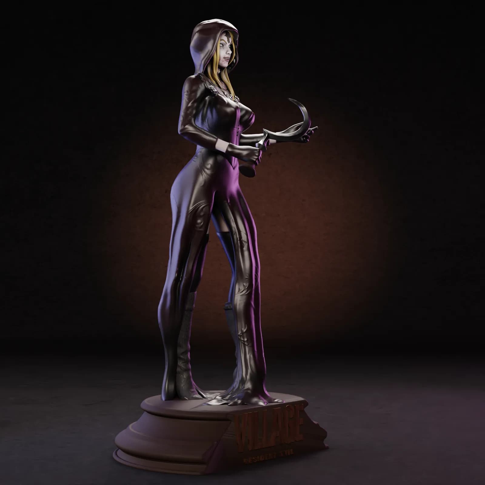 STL - Bela Dimitrescu Resident Evil render 4