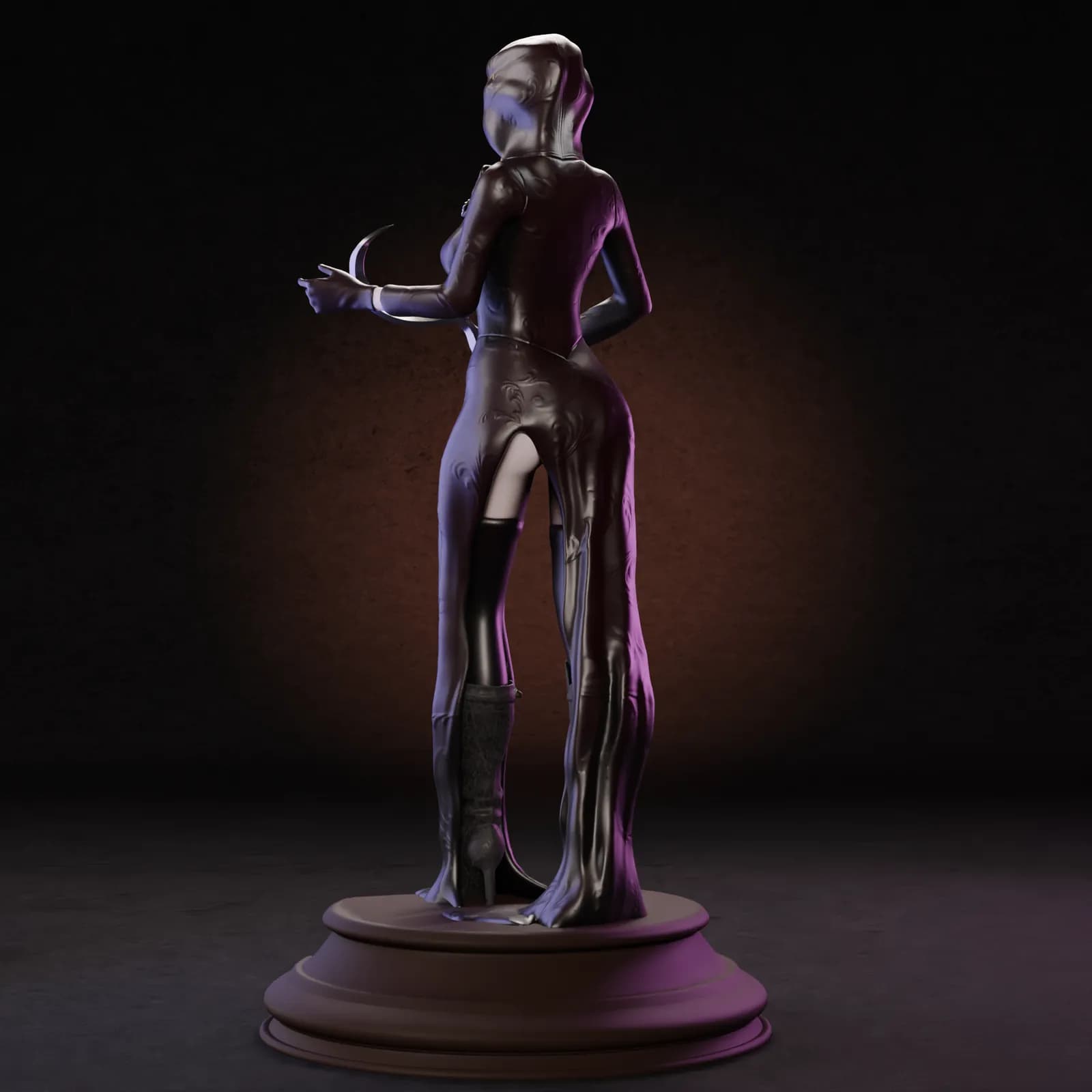 STL - Bela Dimitrescu Resident Evil render 5