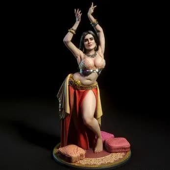 STL - belly dancer