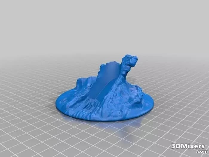 STL - benchy wave render 2