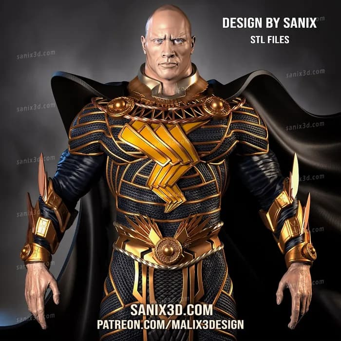 STL - Black Adam (Dwayne Johnson)