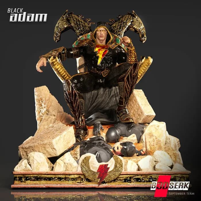 STL - Black Adam en el Trono