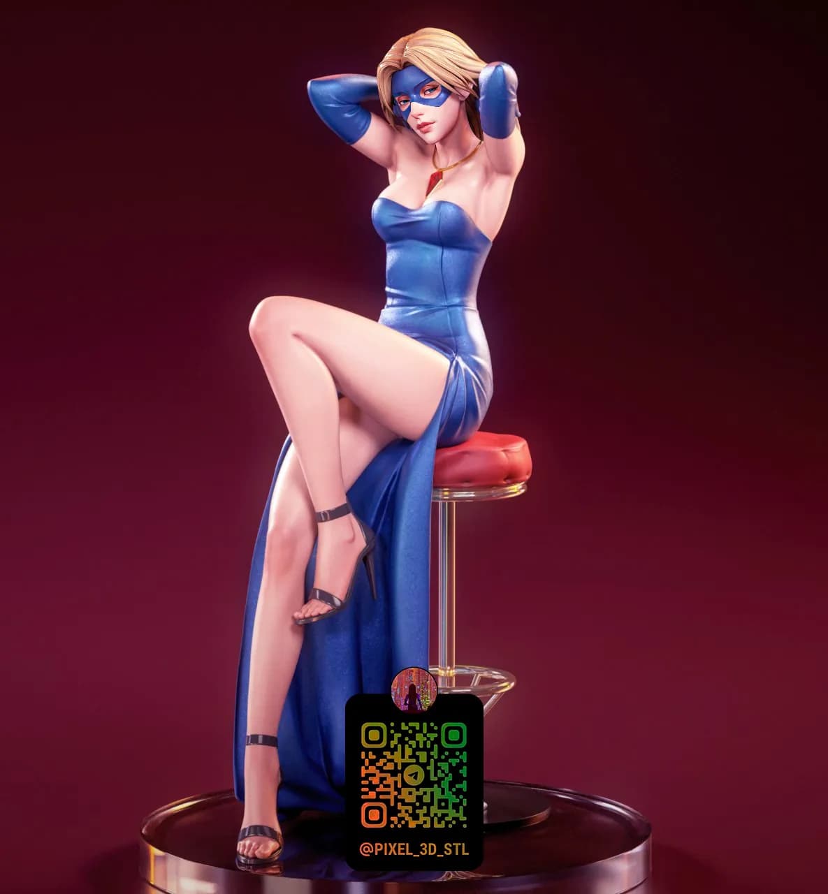 STL - Black Canary DC Comics 4