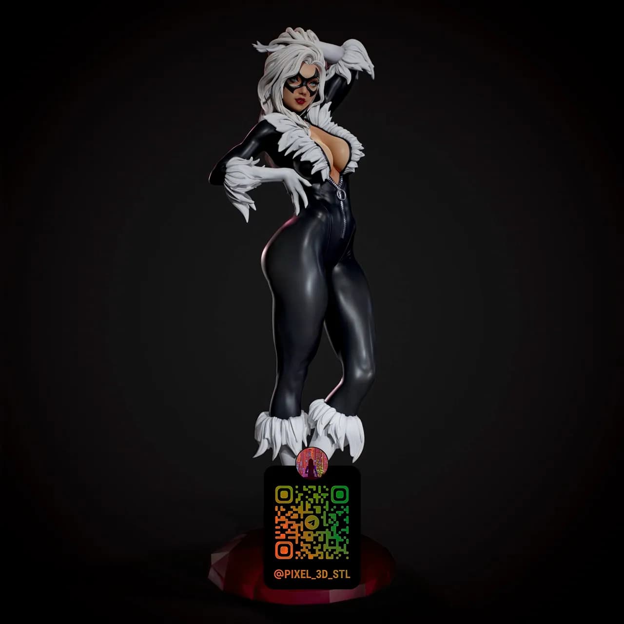 STL - Black Cat Marvel 4