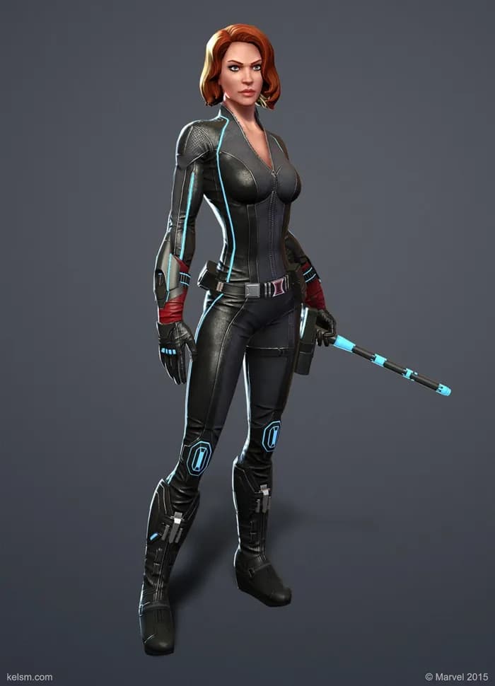 STL - black widow