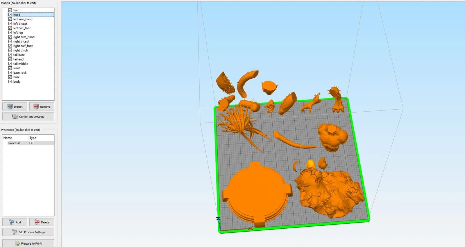 STL - Blackheart de Ghost Rider render 3