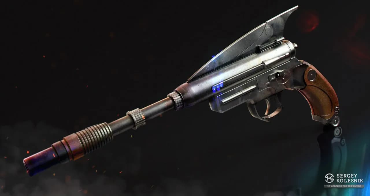 STL - Blaster de Star Wars