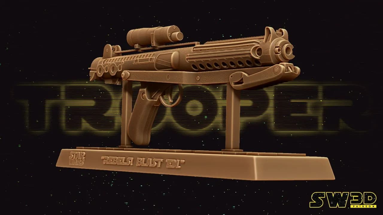 STL - Blaster E 11 Star Wars