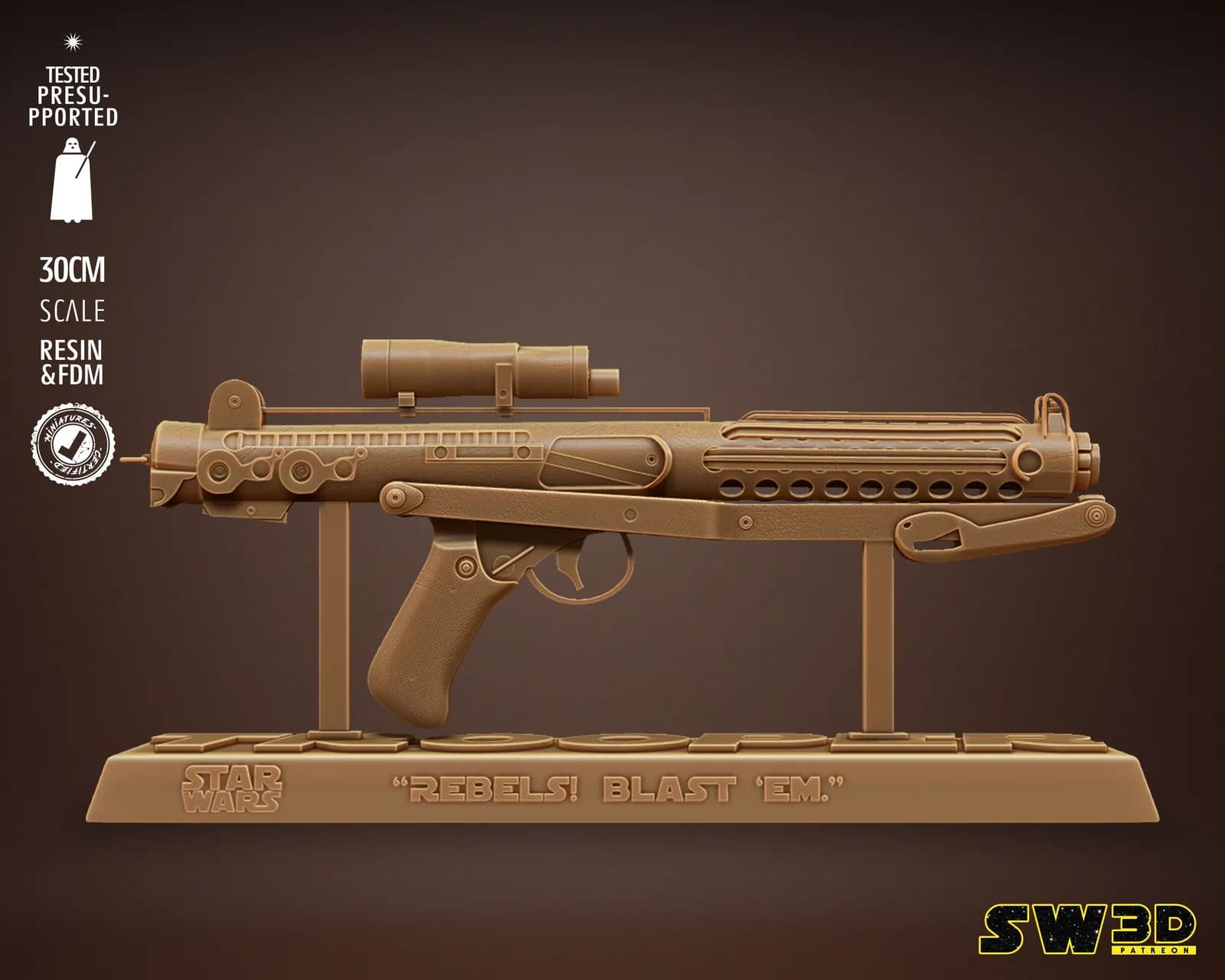 STL - Blaster E 11 Star Wars