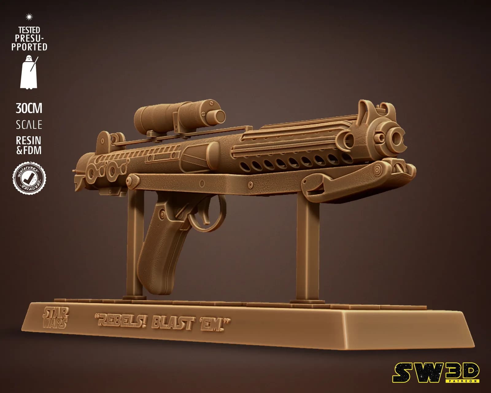 STL - Blaster E 11 Star Wars