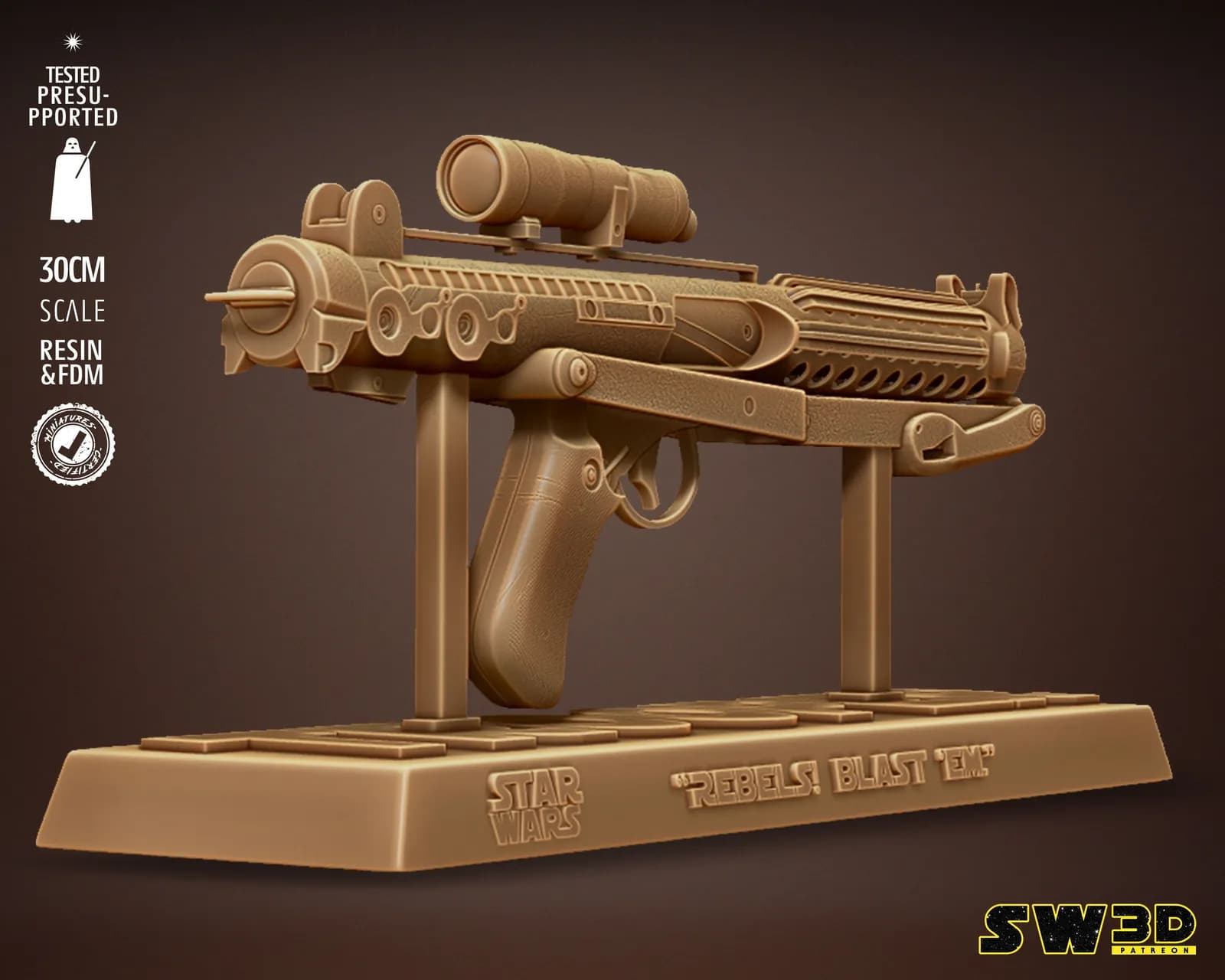STL - Blaster E 11 Star Wars