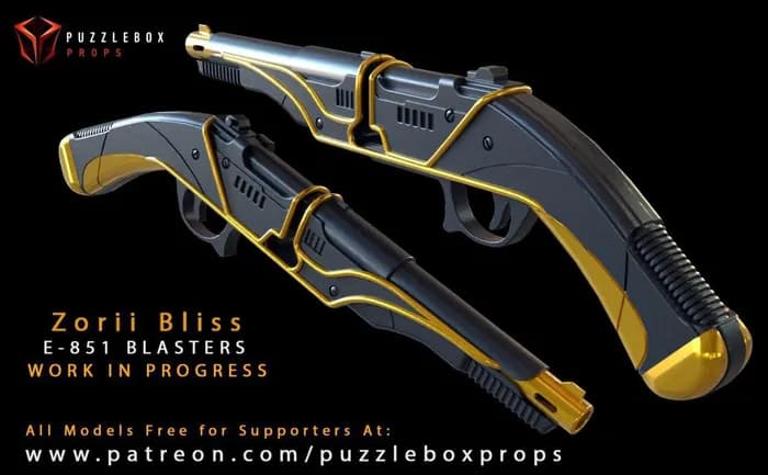 STL - Blaster E 851 Zorii Bliss