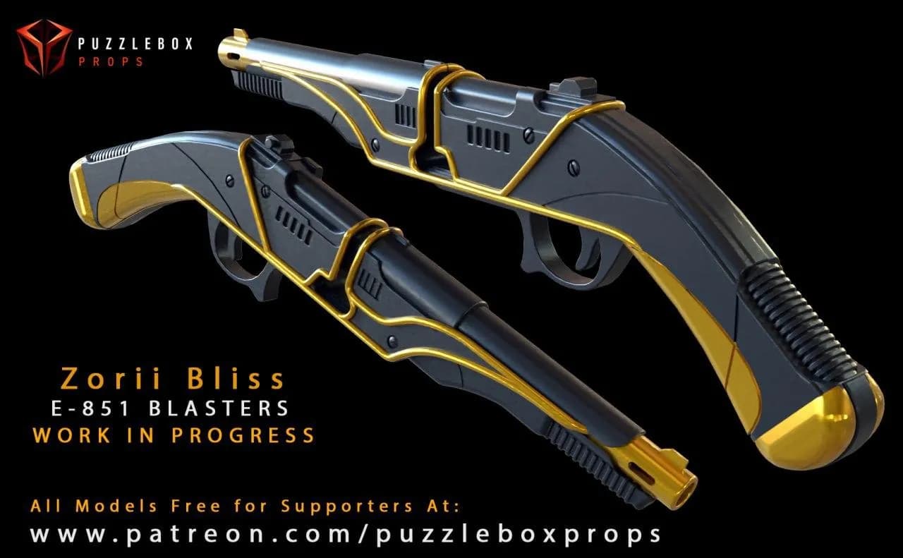 STL - Blaster E 851 Zorii Bliss