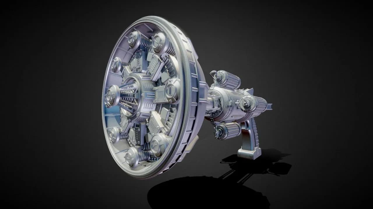 STL - Blaster Sci Fi de Alta Potencia