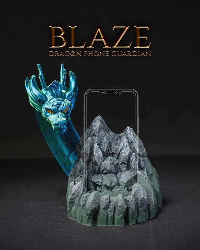 STL - blaze the dragon phone guardian