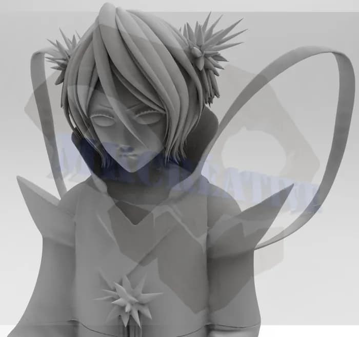 STL - bleach rukia bankai render 2