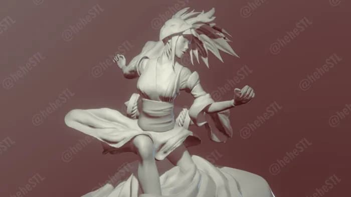STL - blood moon akali 3d sculpt