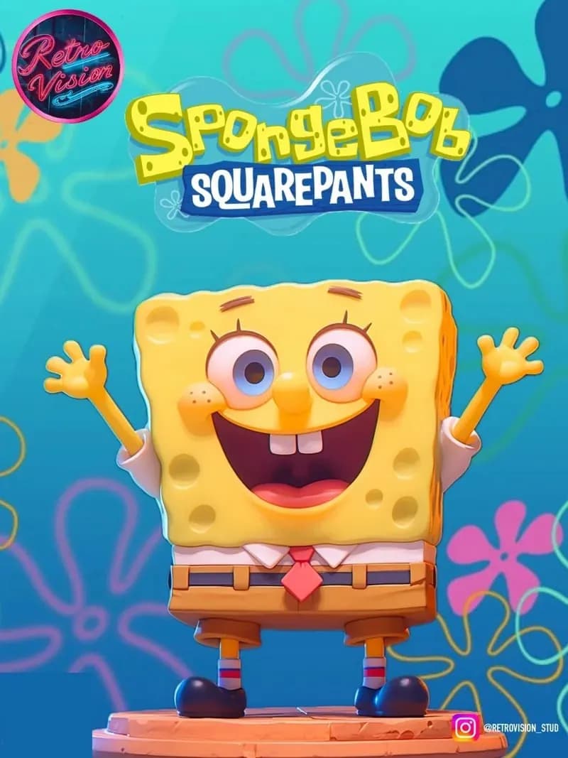 STL - Bob Esponja Alegre