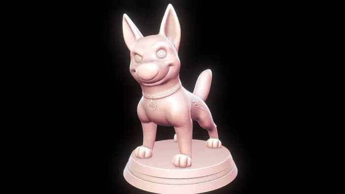 STL - Bolt, perro superhéroe