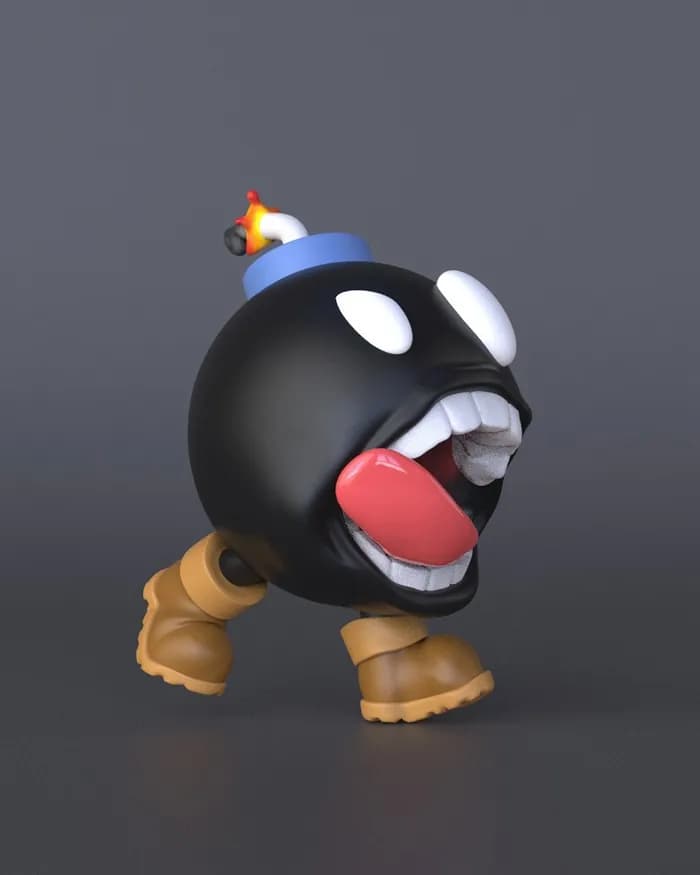 STL - bomb omb