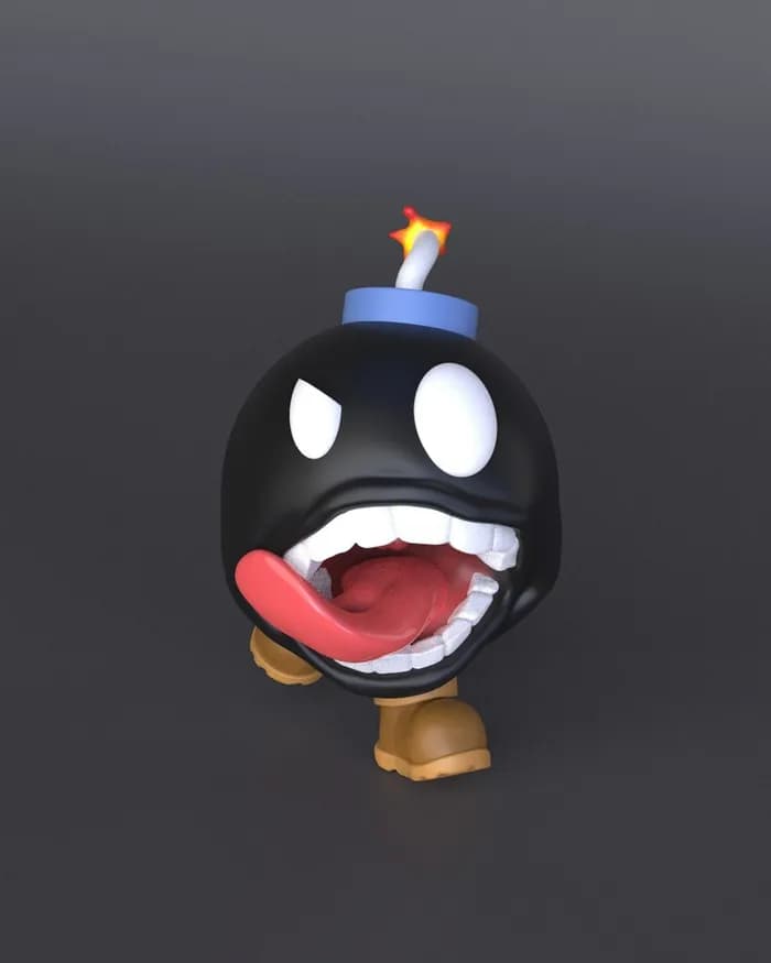 STL - bomb omb render 2