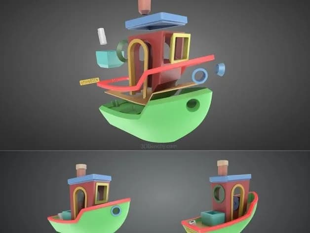 STL - Bote de calibración 3DBenchy
