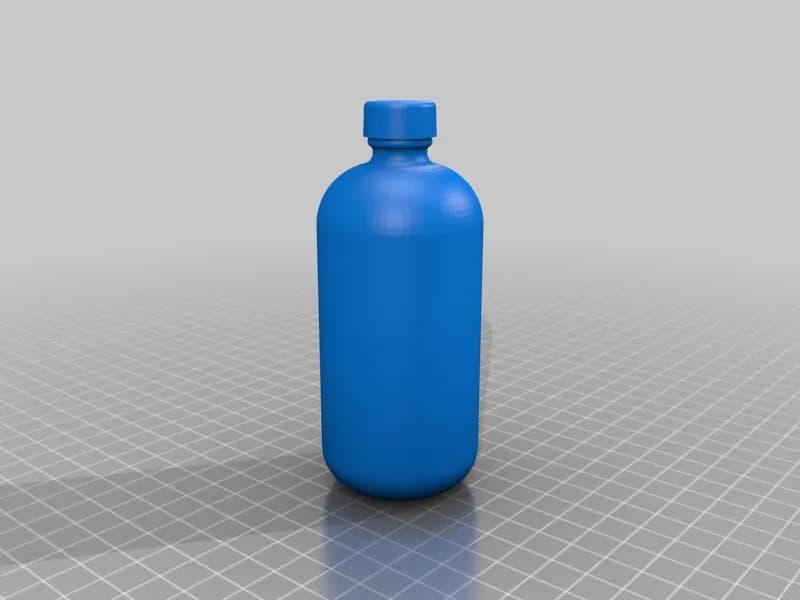 STL - Botella de agua simple