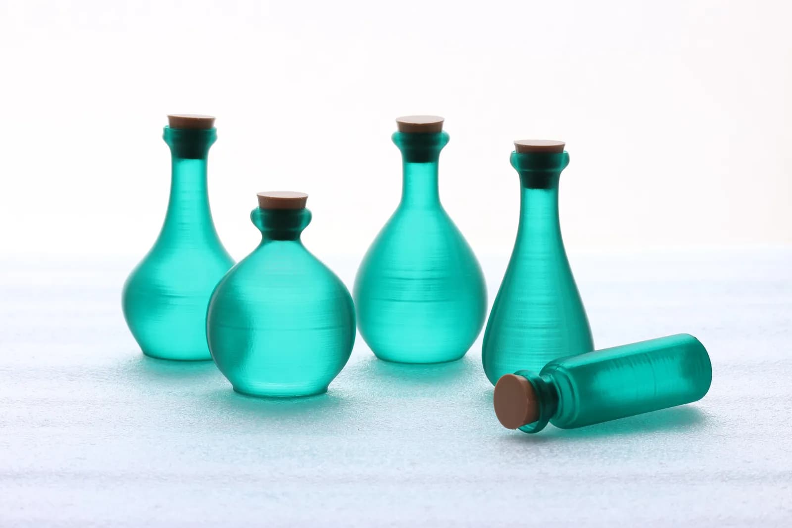 STL - Botellas de Poción Multiusos render 3