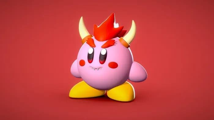 STL - bowser kirby 3d print stl