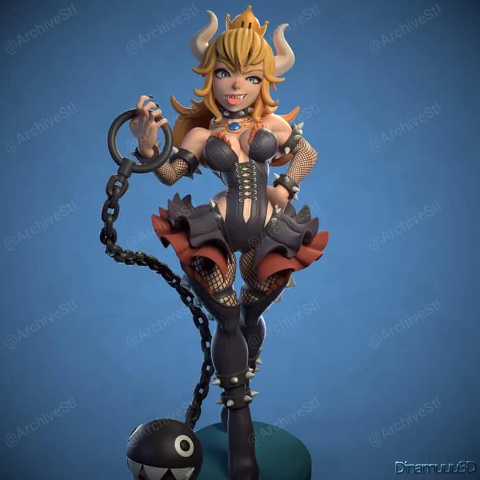 STL - Bowsette Figura