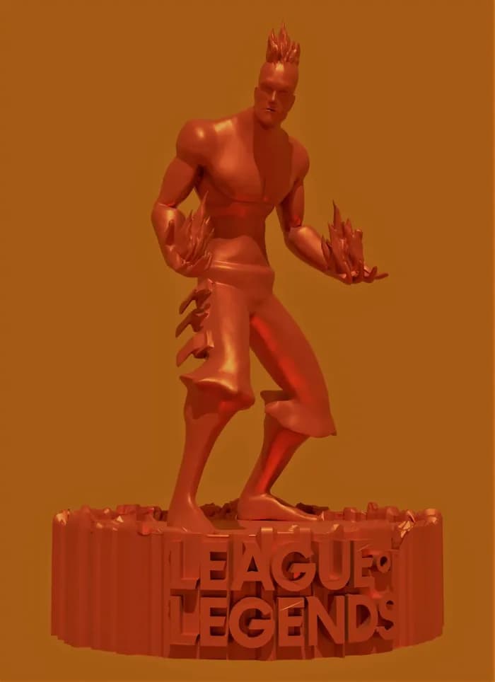STL - brand with stand for 3d print