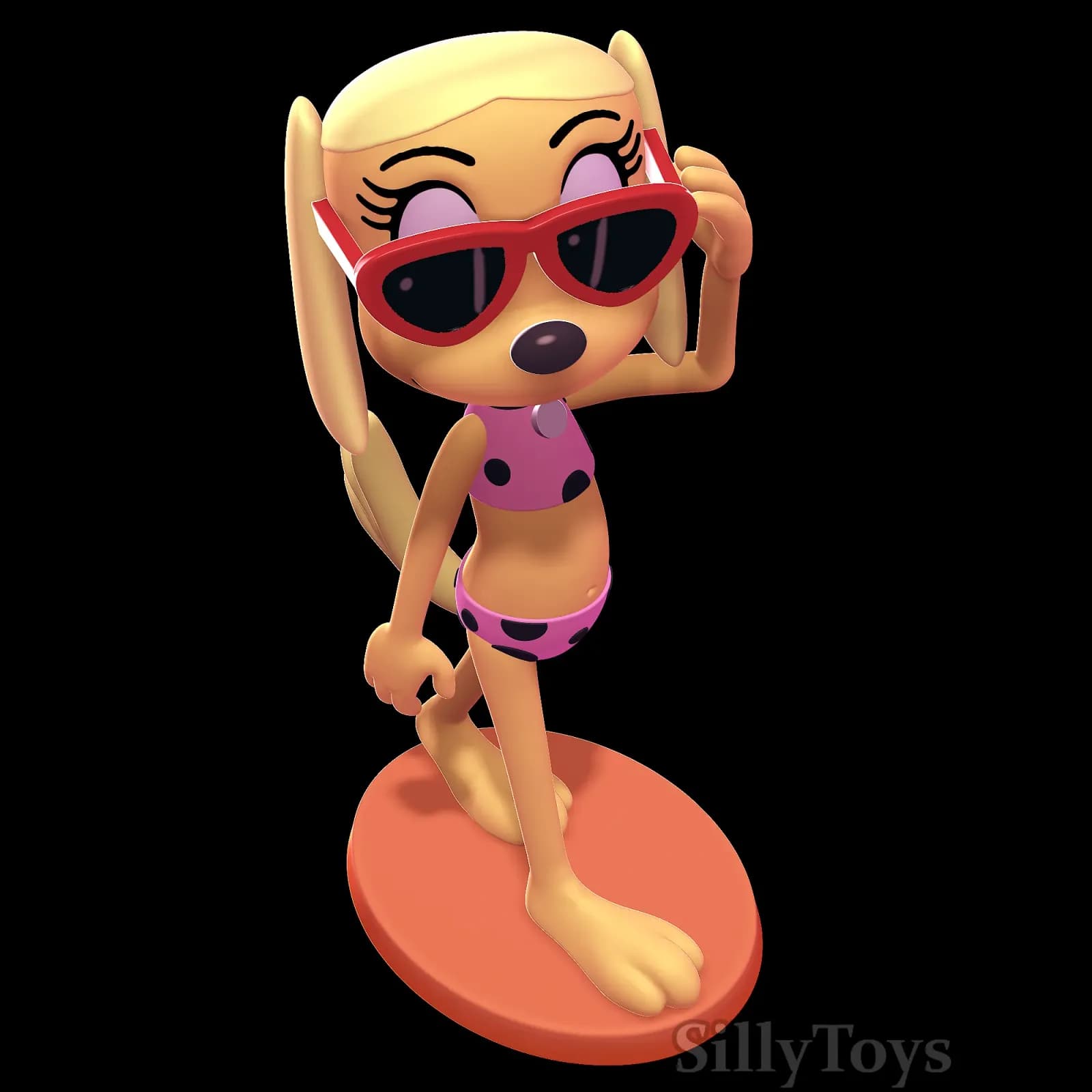 STL - Brandy Harrington en bikini render 3