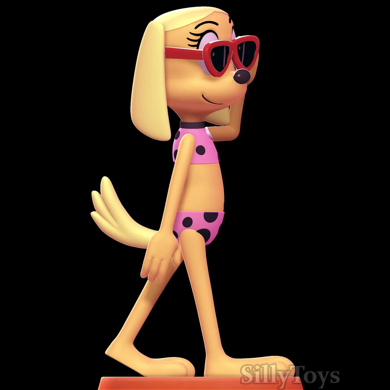 STL - Brandy Harrington en bikini render 4