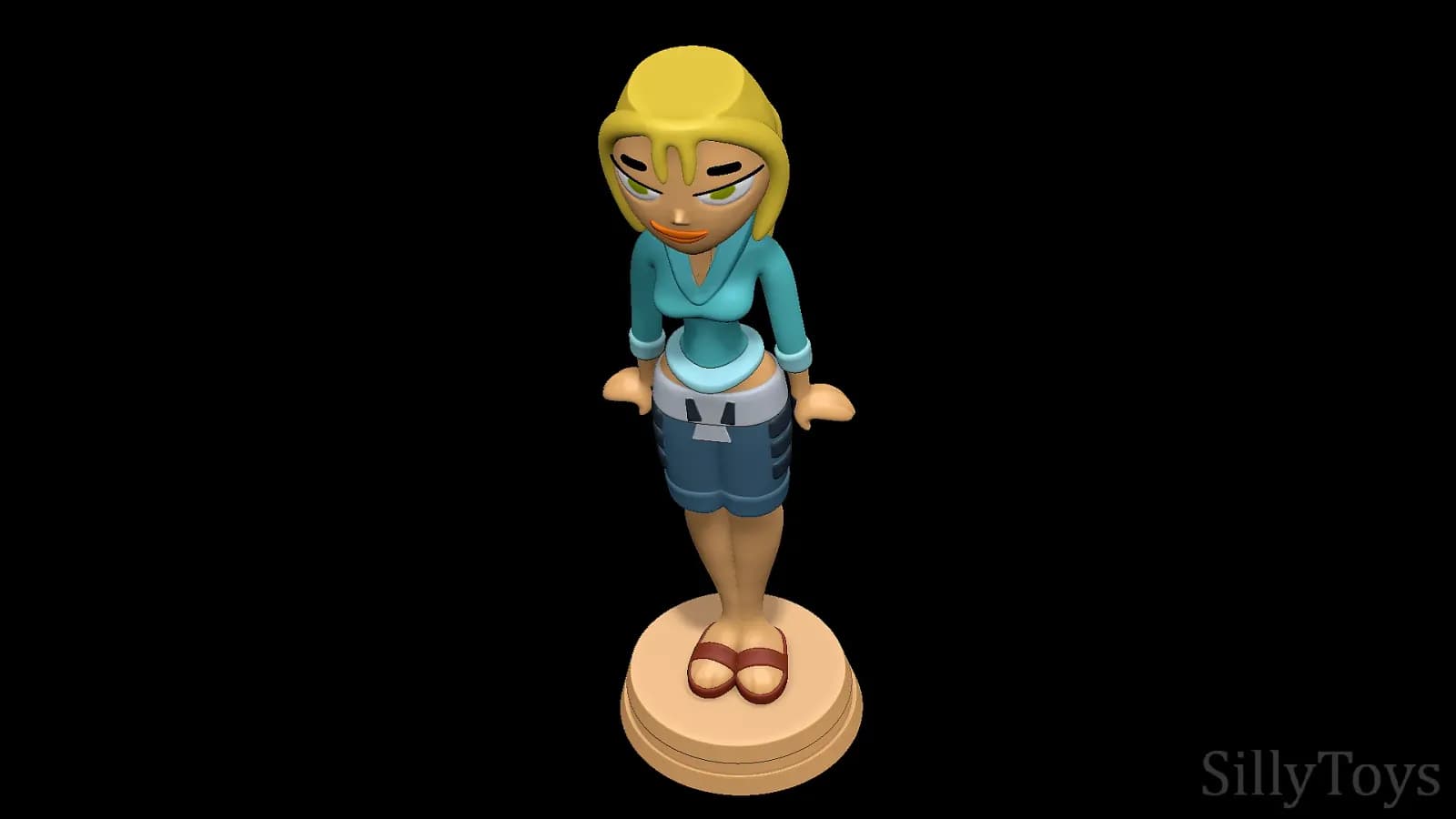 STL - Bridgette de Total Drama render 4