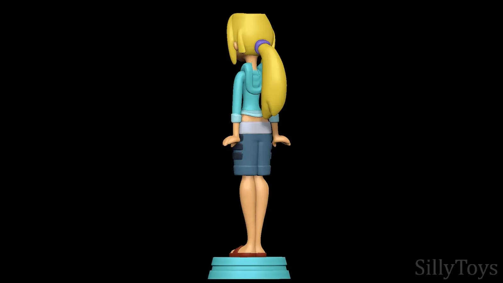 STL - Bridgette de Total Drama render 5