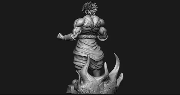 STL - broly 1 render 2