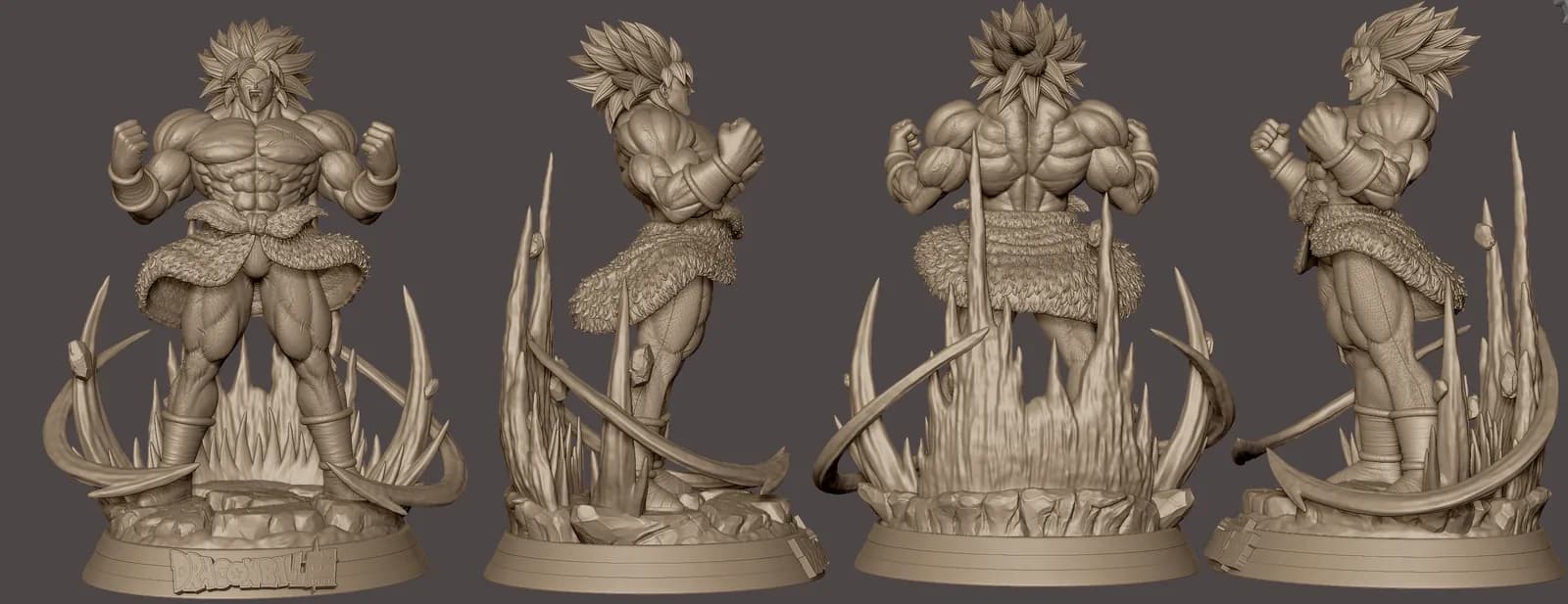 STL - Broly de Ryodan Studio render 2