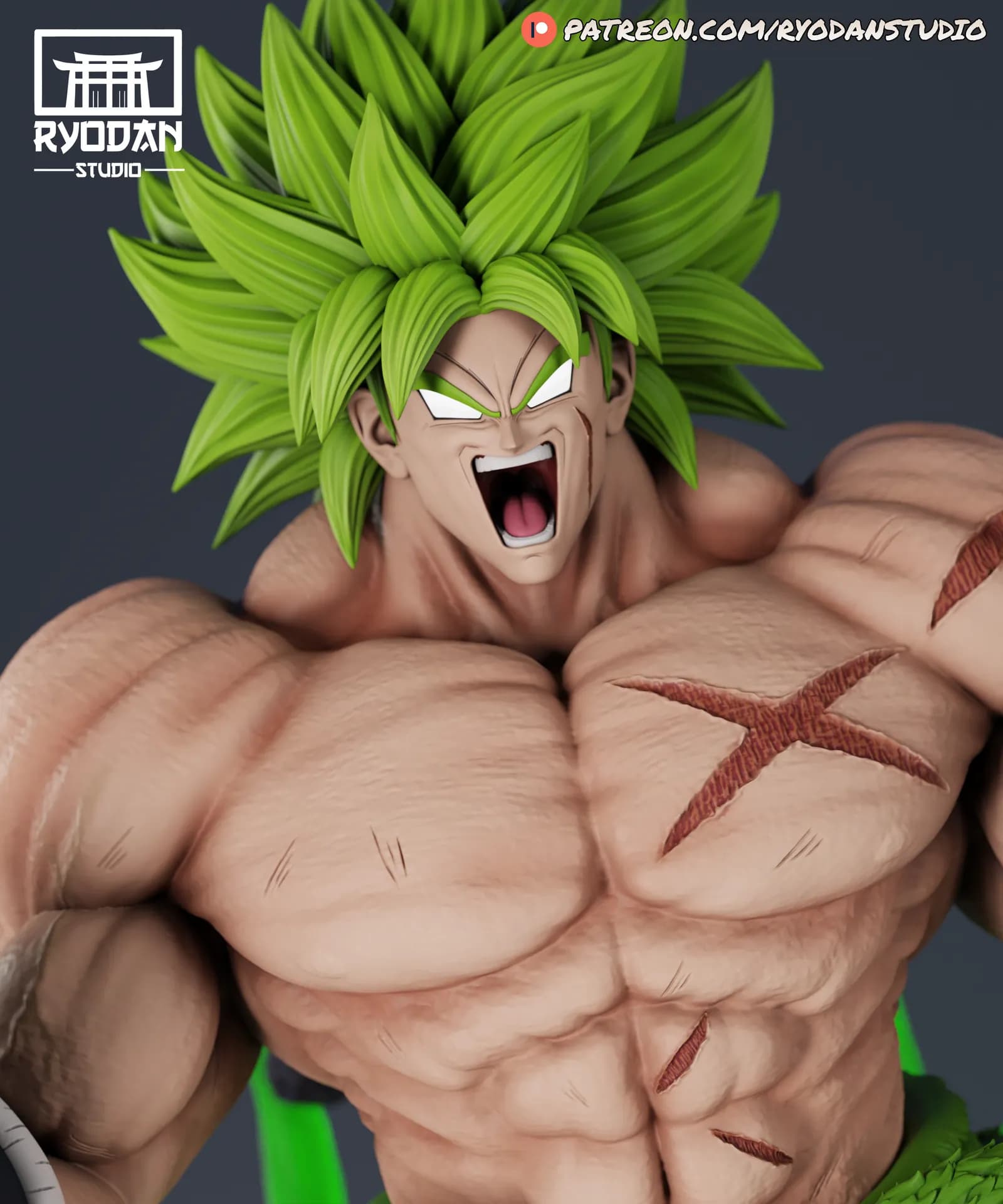 STL - Broly de Ryodan Studio render 5