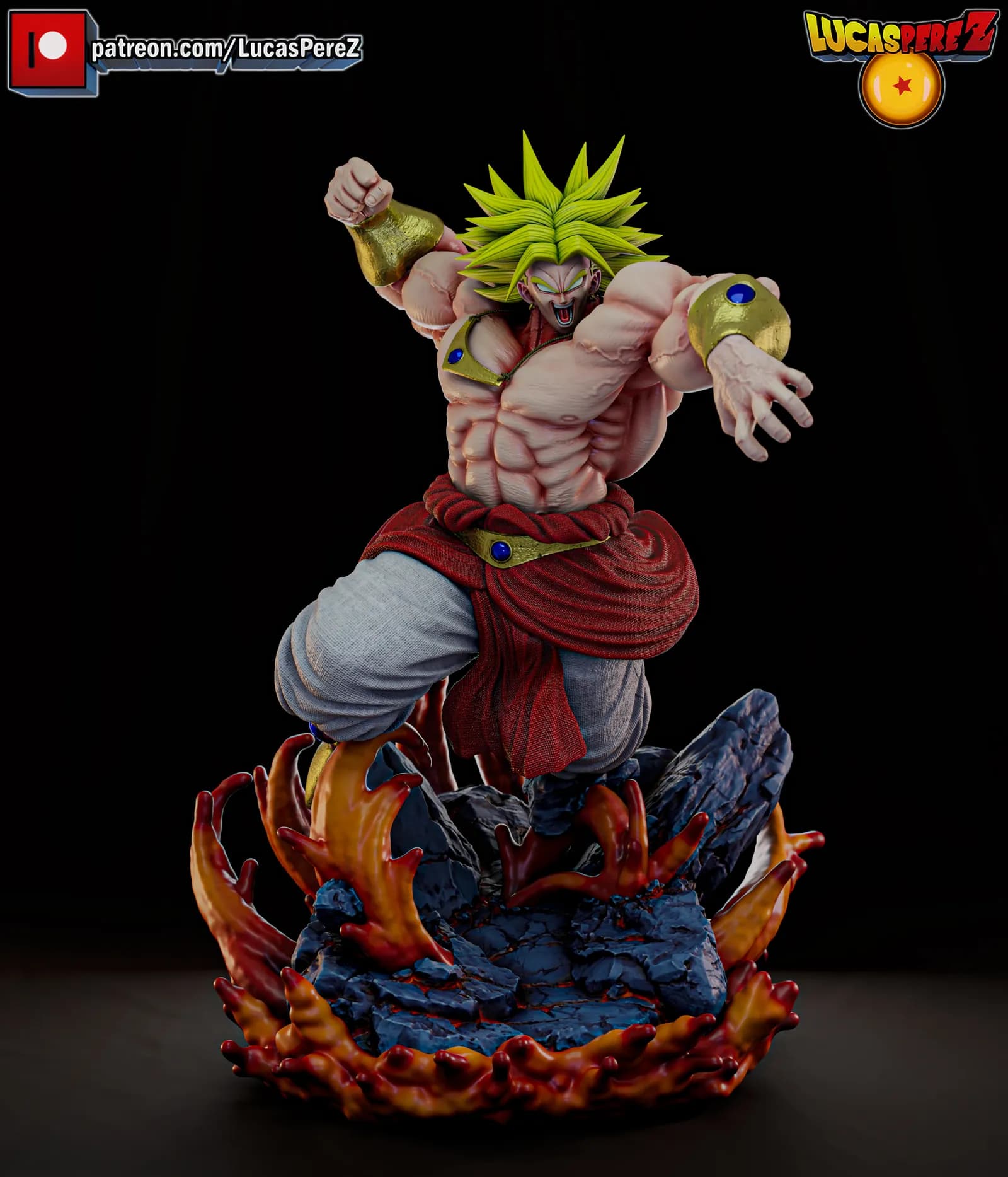 STL - Broly vs Goku