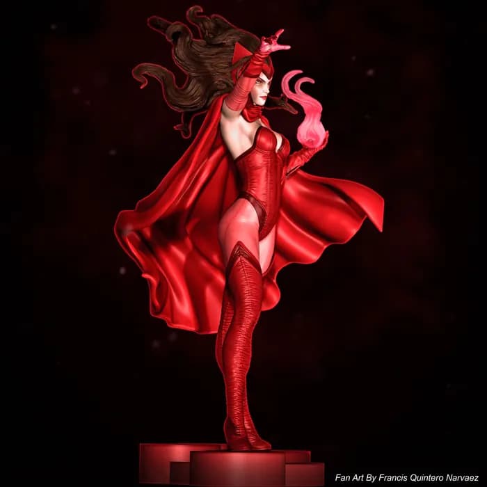 STL - Bruja Escarlata render 4