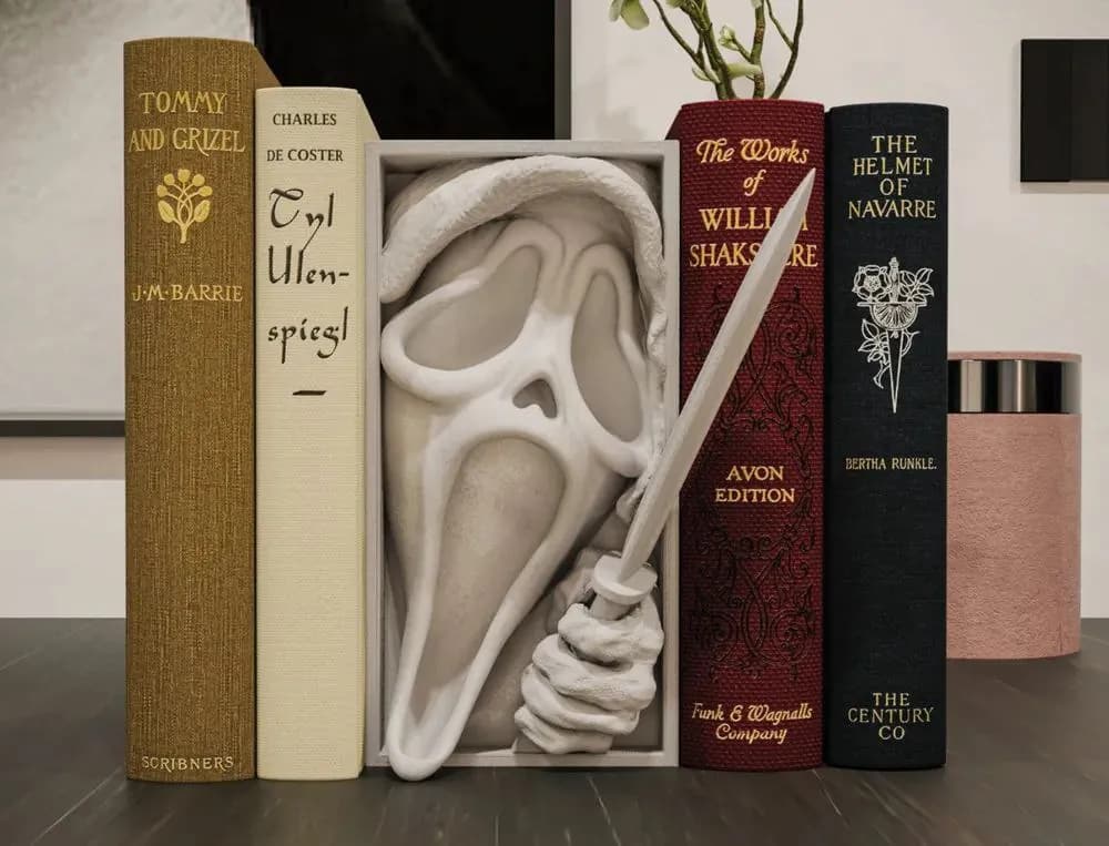 STL - Bucal de libro de Frankenstein render 3