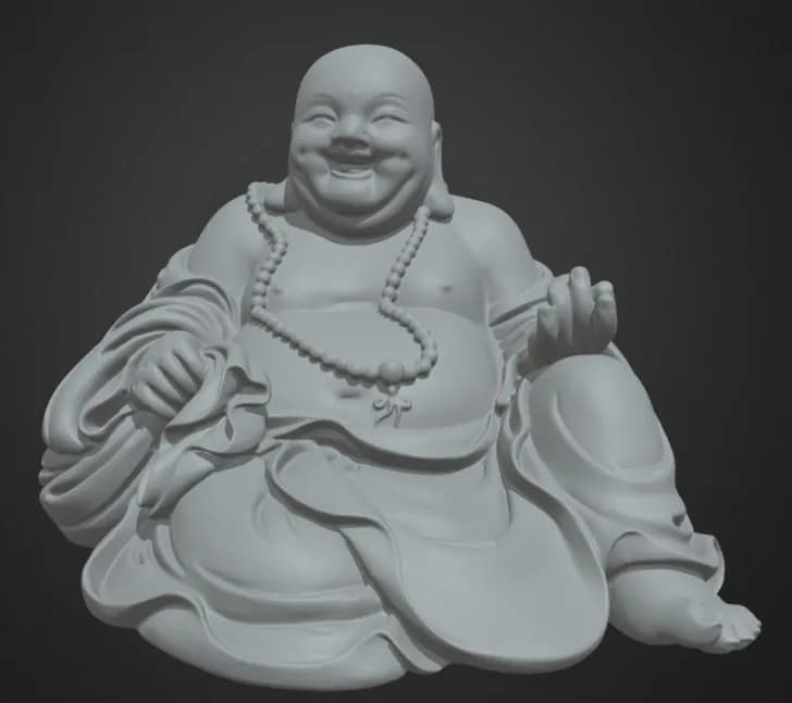 STL - Buda Maitreya sentado