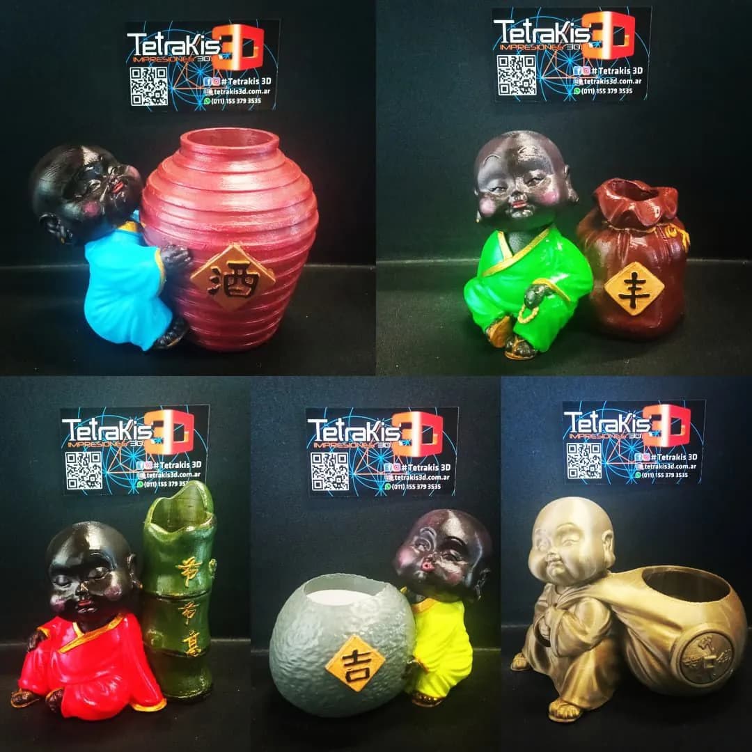 STL - Budas miniaturas decorativas