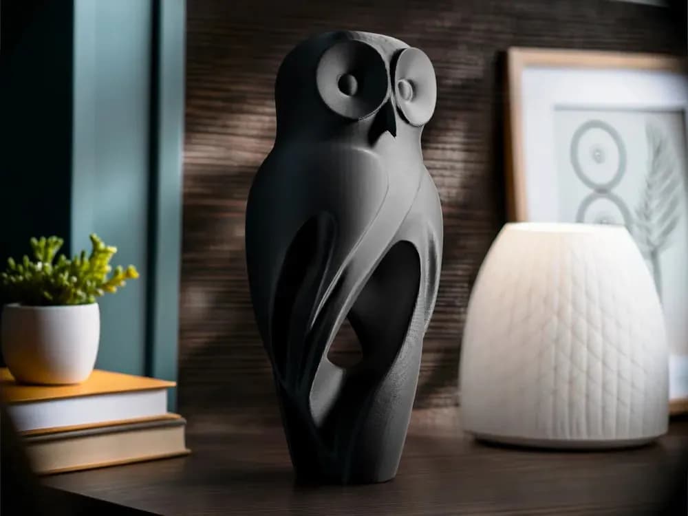 STL - Búho decorativo moderno