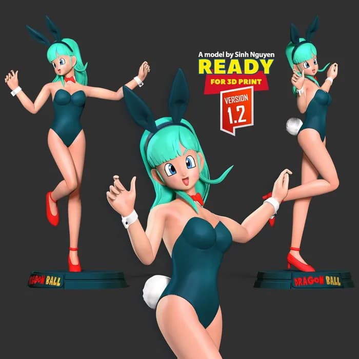 STL - bulma bunny v1 1 stl