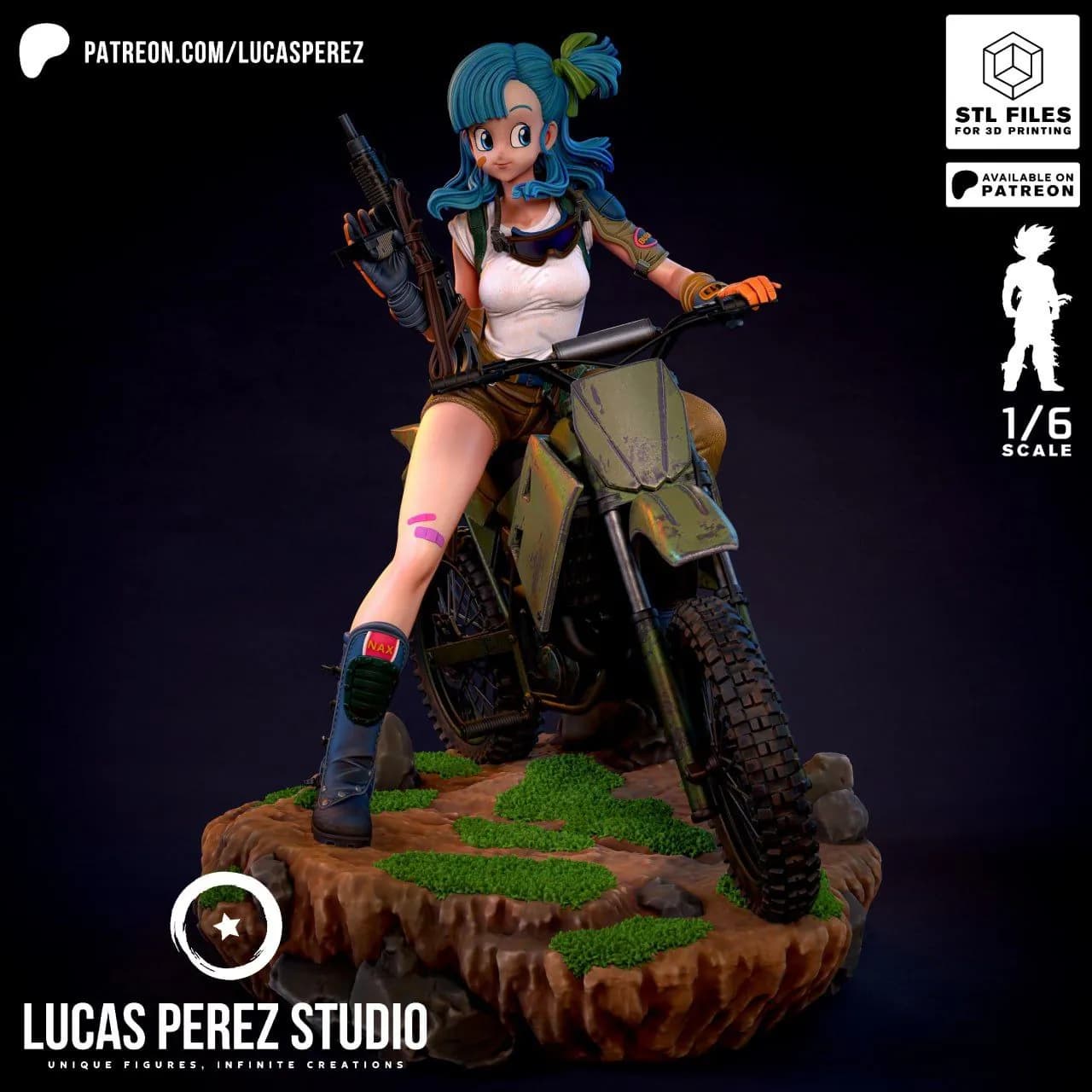 STL - Bulma en Motocicleta 2