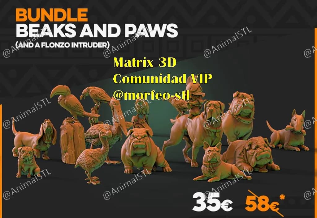STL - Bundle Beaks and Paws