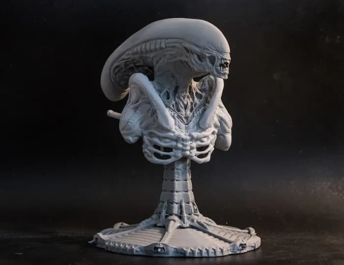 STL - bust alien dog