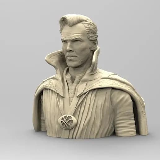 STL - bust doctor strange zboubi
