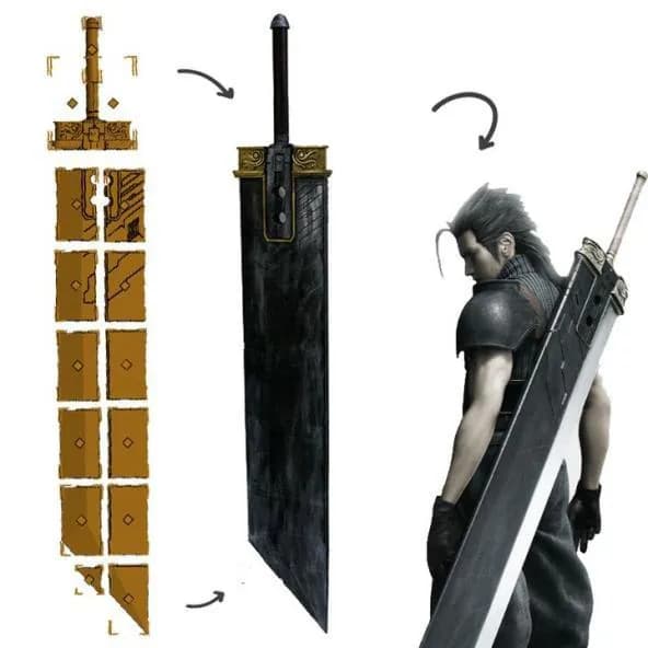STL - buster sword full scale